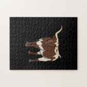 Puzzle Longhorn (Horizontal)