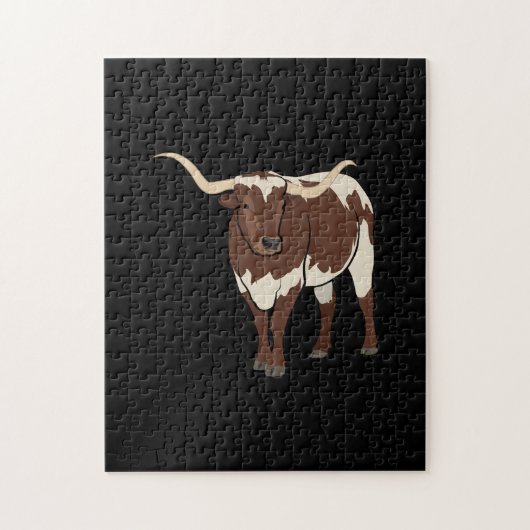 Puzzle Longhorn (Vertical)