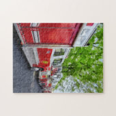 Puzzle Longue ligne de camions de pompiers (Horizontal)