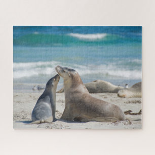 Puzzle Lons de mer sur la plage en Australie, 520 pièces