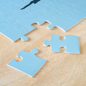 Puzzle Loon Couple coucher de soleil bleu (Côté)