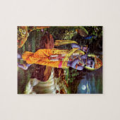 Puzzle Lord Krishna avec Flute Hindu Dieu (Horizontal)