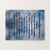 Puzzle Lord's Prayer  (Horizontal)