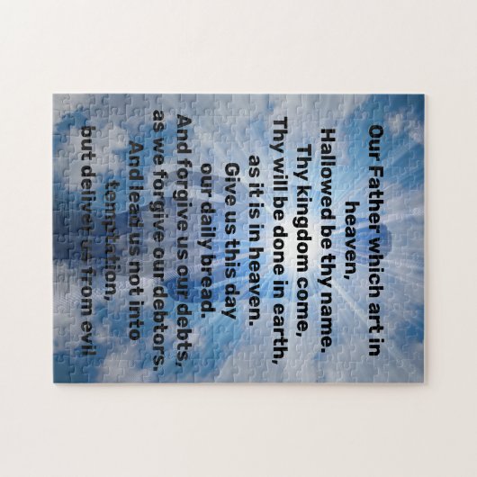 Puzzle Lord's Prayer (Horizontal)