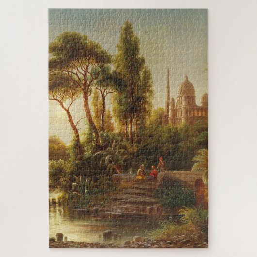 Puzzle L'Orient sous la lumière du soir - Albert Rieger (Vertical)