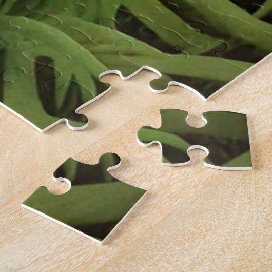 Puzzle L'orignal dans une forêt d'automne aux fleurs (Côté)