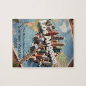 Puzzle Los Angeles California 3D Skyline Map Vacation (Horizontal)