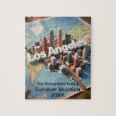 Puzzle Los Angeles California 3D Skyline Map Vacation (Vertical)