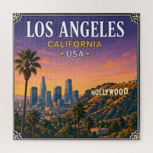 Puzzle 🌴 Los Angeles Californie Mémoire d'Hollywood 🌴