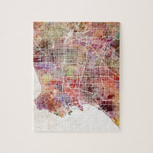 Puzzle Los Angeles map