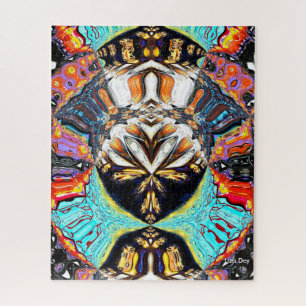 Puzzle Lotus Abstrait