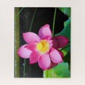 Puzzle Lotus rose chaud (Vertical)