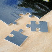 Puzzle Lotus rose en pluie (Côté)