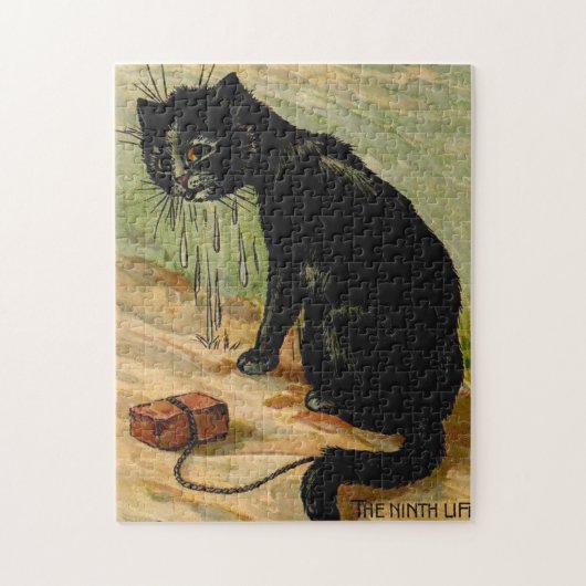 Puzzle Louis Wain Black Cat (Vertical)