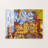 Puzzle Louis Wain Cat Tea Party (Horizontal)