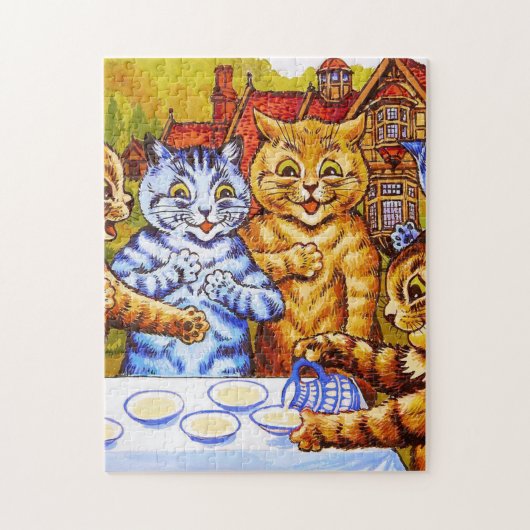 Puzzle Louis Wain Cat Tea Party (Vertical)