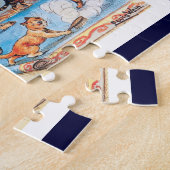 Puzzle Louis Wain - chats sur un excès jaillissant propre (Côté)