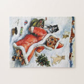 Puzzle Louis Wain Christmas (Horizontal)