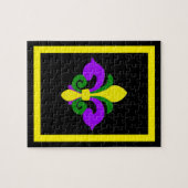 Puzzle Louisiana Fleur de lis (Mardi Gras).jpg (Horizontal)