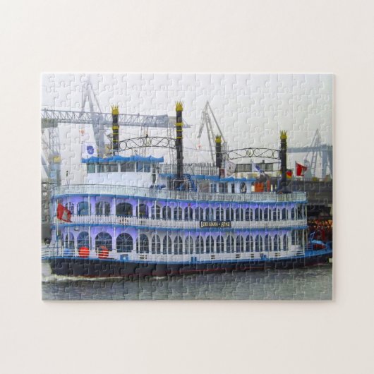 Puzzle Louisiana Paddle Boat. (Horizontal)