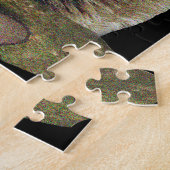 Puzzle Loup à l'affiche de nuit (Côté)
