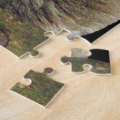 Puzzle Loup à l'affiche de nuit (Côté)
