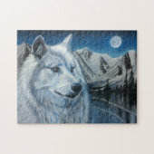 Puzzle Loup blanc (Horizontal)