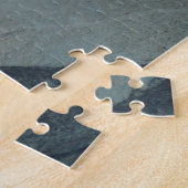 Puzzle Loup blanc et fille (Côté)