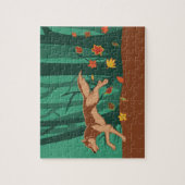 Puzzle Loup d'automne (Vertical)