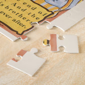 Puzzle Loup de Cuisine de trois petits cochons, conte Vin (Côté)