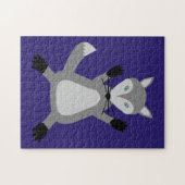 Puzzle Loup d'Halloween mignon (Horizontal)