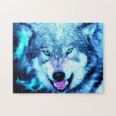 Puzzle Loup effrayant (Horizontal)