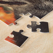 Puzzle Loup en automne (Côté)