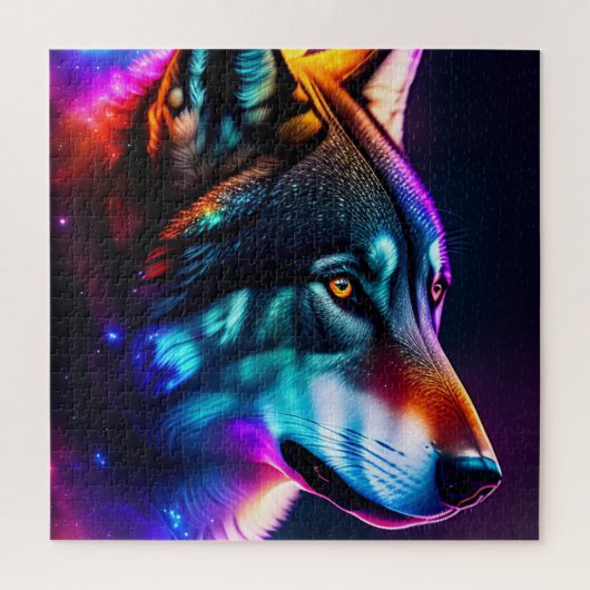 Puzzle Loup Époustouflant (Vertical)