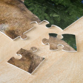 Puzzle loup et lune (Côté)