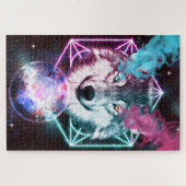 Puzzle Loup et Terre (Horizontal)