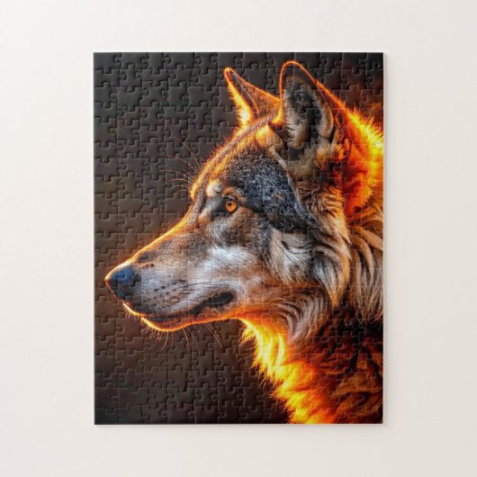 Puzzle Loup Flamboyant (Vertical)