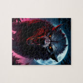 Puzzle Loup-garou grognant effrayant (Horizontal)