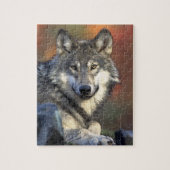 Puzzle Loup gris (Vertical)