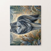 Puzzle Loup Gris Majestueux (Vertical)