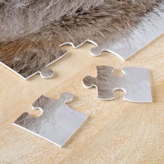 Puzzle Loup gris-oriental (Côté)