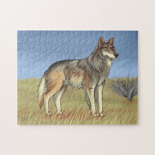 Puzzle Loup mexicain (Horizontal)