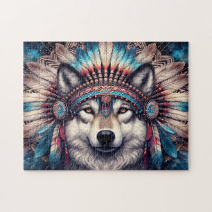 Puzzle Loup Natif