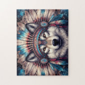 Puzzle Loup Natif (Vertical)