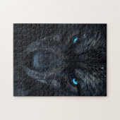 Puzzle Loup noir (Horizontal)