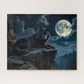 Puzzle Loup Noir (Horizontal)