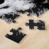 Puzzle Loup noir et blanc (Côté)