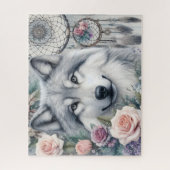 Puzzle Loup rêveur (Vertical)