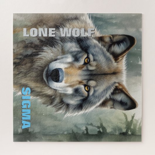 Puzzle Loup solitaire masculin de Sigma (Horizontal)