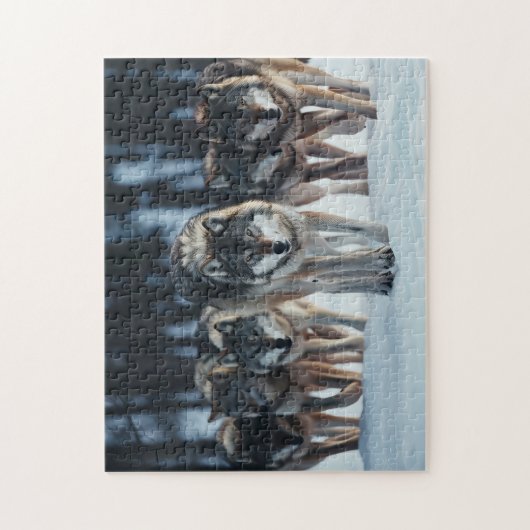 Puzzle Loups de Yellowstone (Vertical)